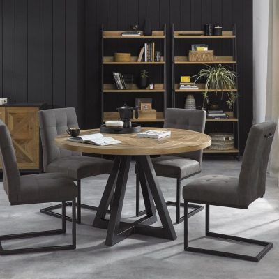 Alternative view of Delta Circular Dining Table