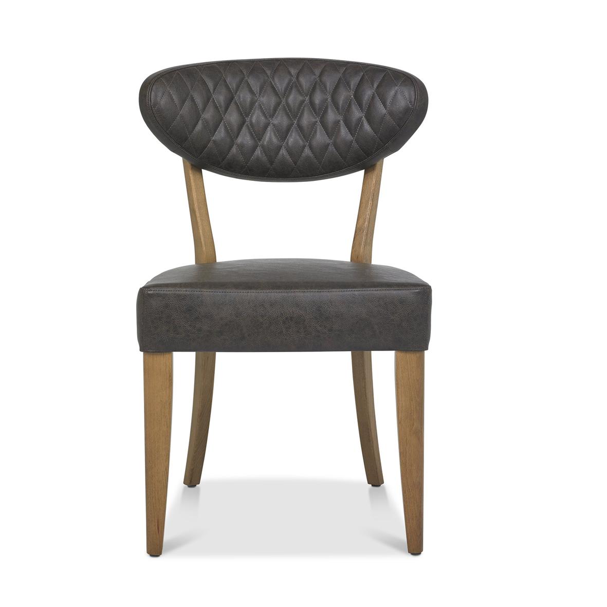 Elite Brown Upholstered Dining Chair
