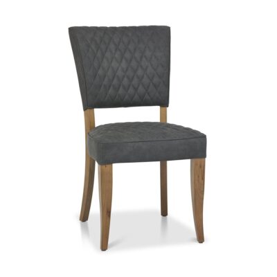 Elite Grey Taper Back Dining Chair