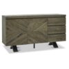 Elite Fumed Oak Large Sideboard