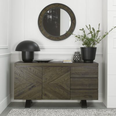 Alternative view of Elite Fumed Oak Large Sideboard