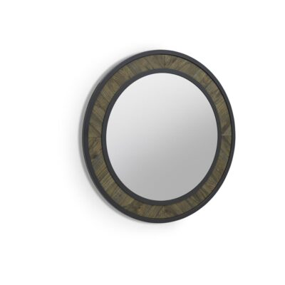 Elite Fumed Oak Wall Mirror