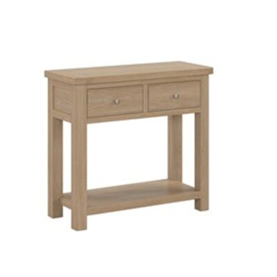 Orpington Oak 2 Drawer Console