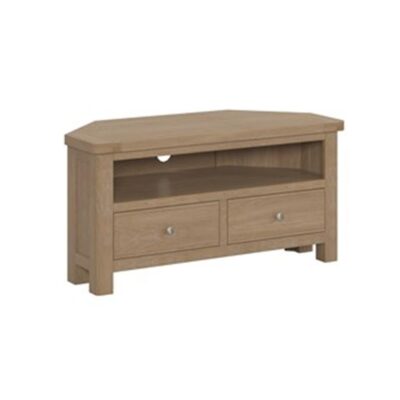 Orpington Oak Corner TV Cabinet
