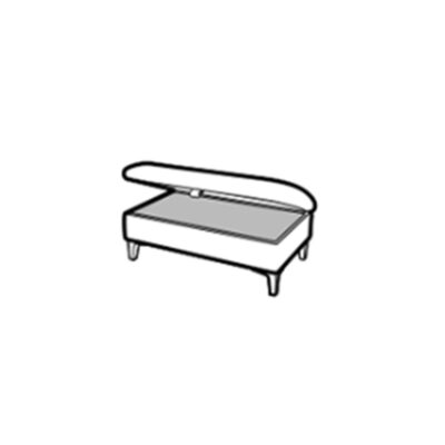 Rihannah Legged Ottoman
