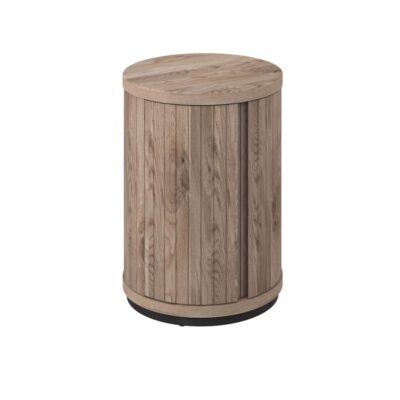 Valley Grey Round Lamp Table