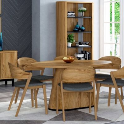 Alternative view of Valley Oak Grey Fabric Bar Stool