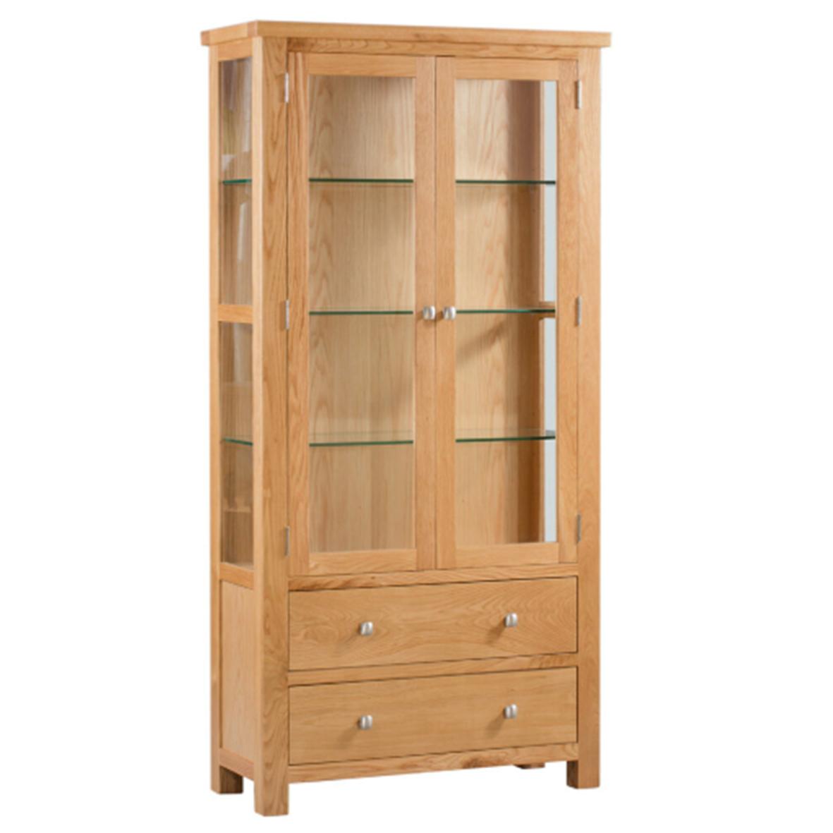 Dawlish Light Glazed Display Cabinet