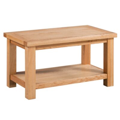 Dawlish Light Small Coffee Table with Shelf