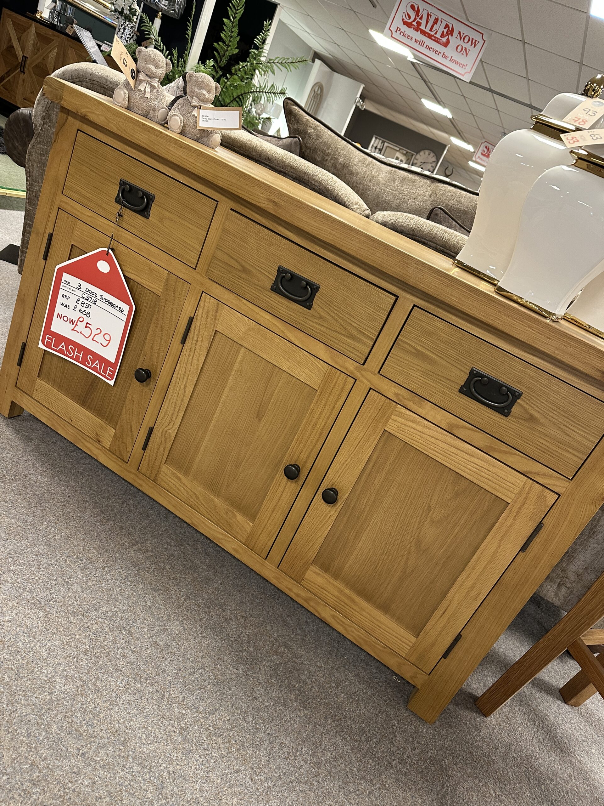 Coppice 3 Door Sideboard