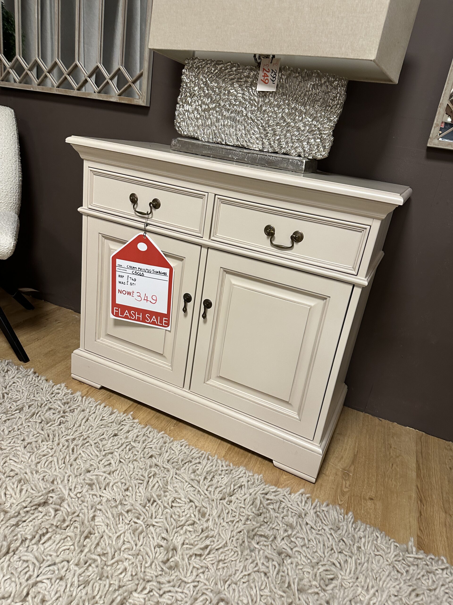 Small Cream Sideboard