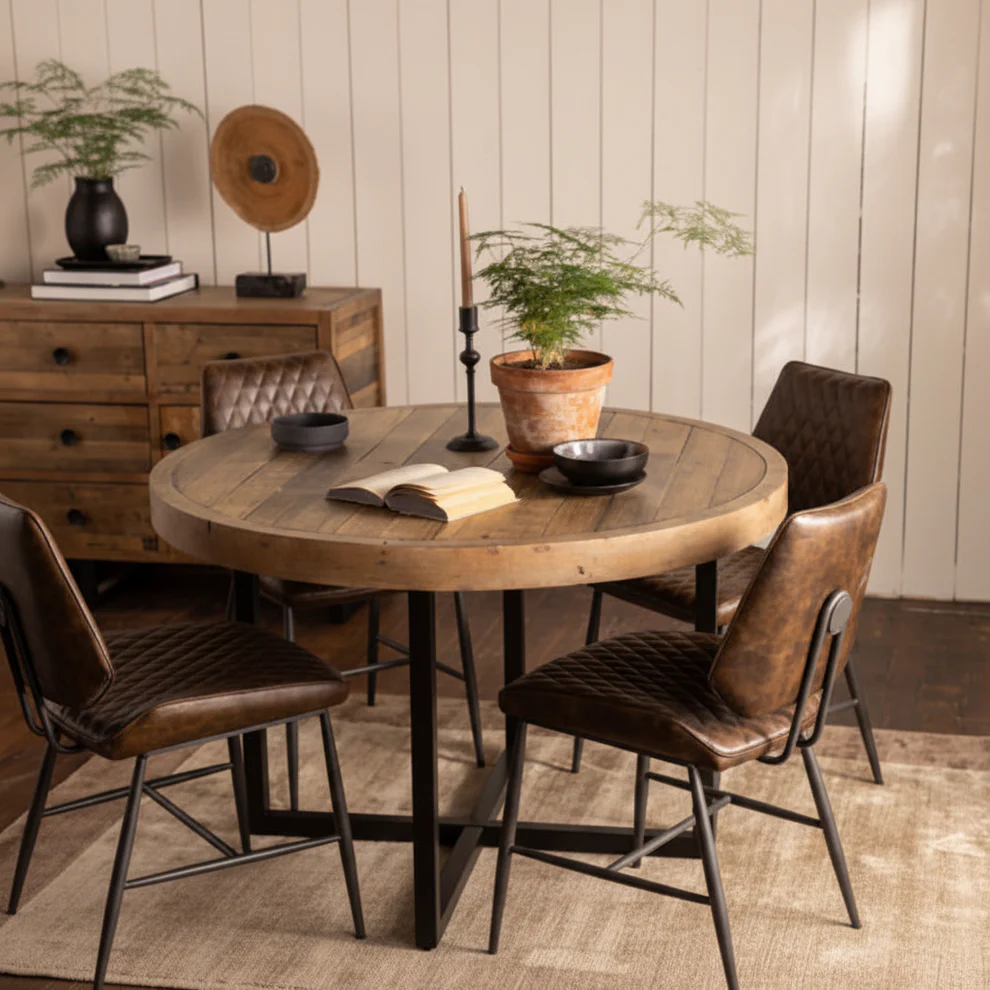 Reclaimed Lamp Table - Image 2
